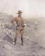 Frederic Remington The Corre-spondent (mk43) oil painting